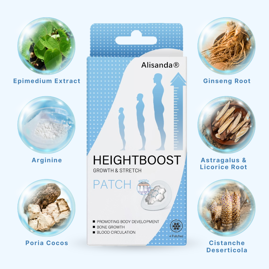 Alisanda®HeightBoost MicroPin Growth & Stretch Patch