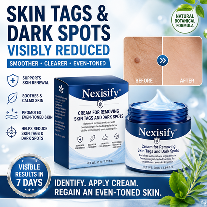 Nexisify® Advanced Correcting Cream for Skin Tags, Moles & Spots – 7‑Day Painless & Scar‑Free – Advanced Care for Skin Imperfections