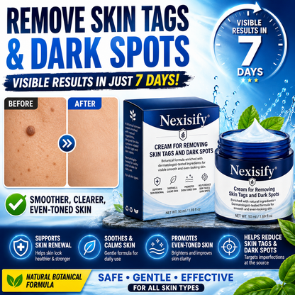 Nexisify® Advanced Correcting Cream for Skin Tags, Moles & Spots – 7‑Day Painless & Scar‑Free – Advanced Care for Skin Imperfections