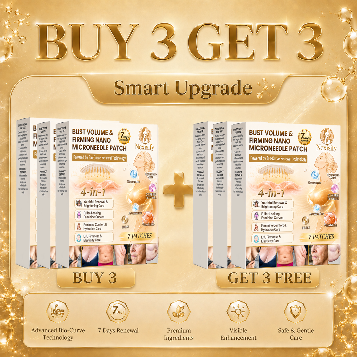 6 Boxes(Buy 3 Get 3 Free)