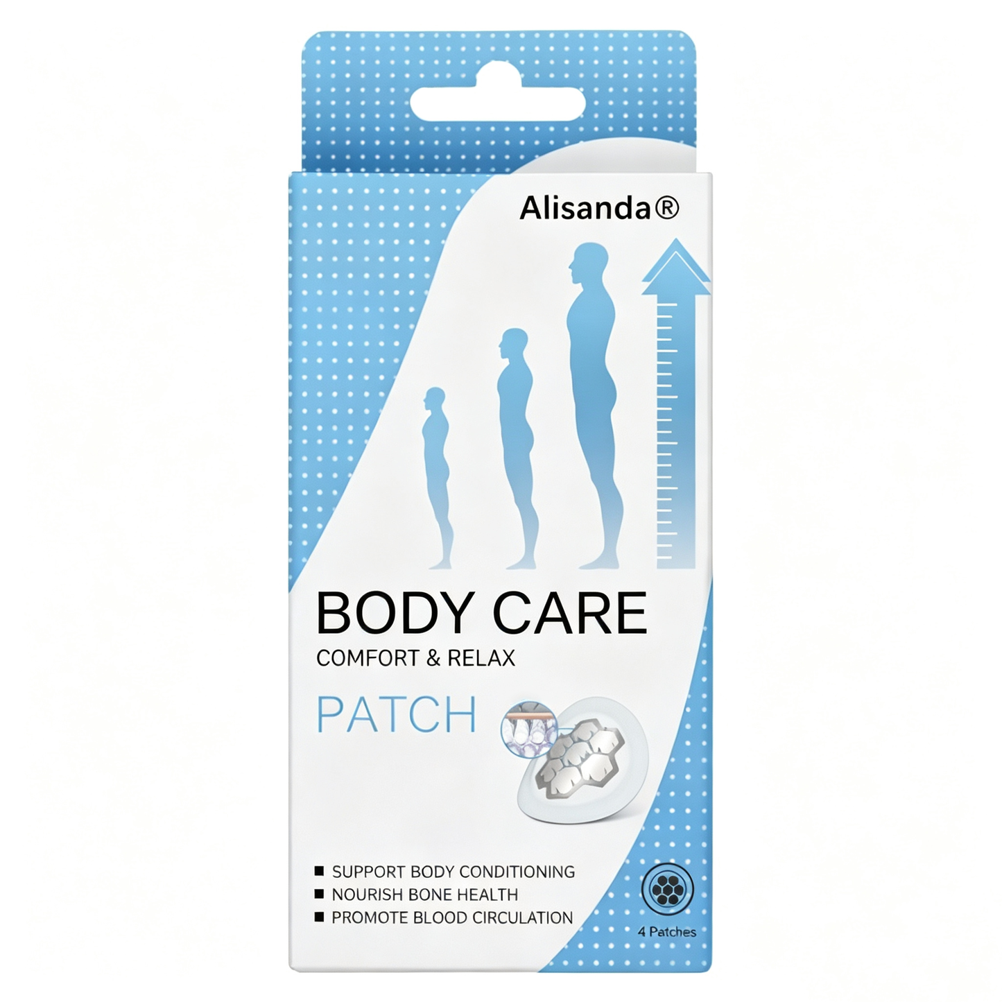 Alisanda®HeightBoost  MicroPin Growth & Stretch Patch