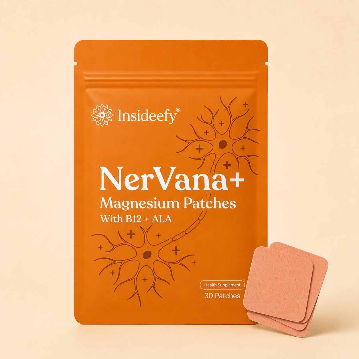 Insideefy® NerVana+ Nerve Relief Magnesium Patches