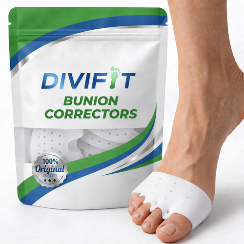 Divifit™ Bunion Corrector, Breathable Big Toe Straightener for Women and Men, Bunion Fix and Relief