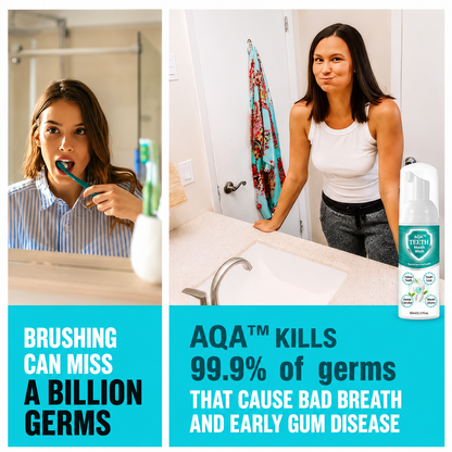 2026 Sale 70% OFF 🦷✨ AQA™ TEETH Herbal Mouthwash 🌿 Solve all Oral Problems