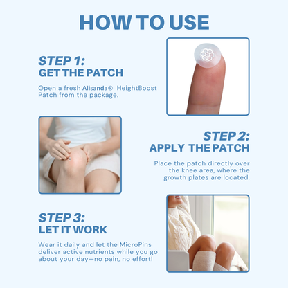 Alisanda®HeightBoost  MicroPin Growth & Stretch Patch