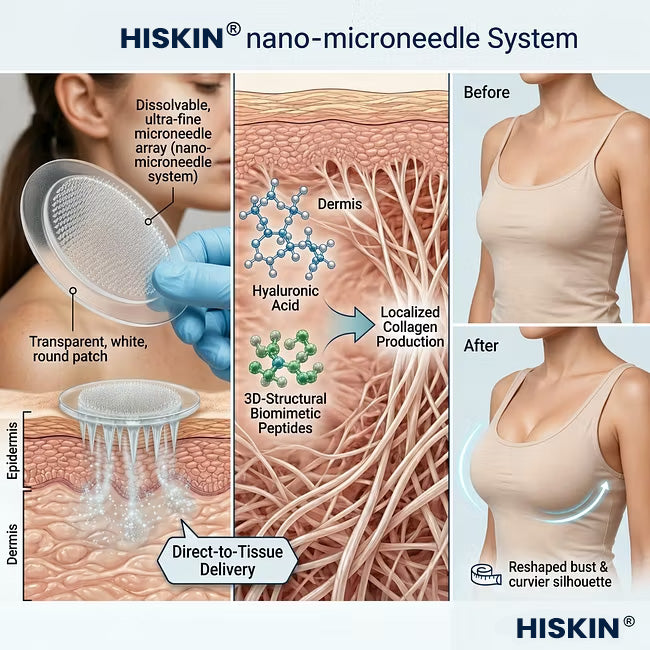 Nexisify®🏆 Bust Volume, Lift & Firming Nano Microneedle Patch Volufiline + Exosome + Copper Peptide Formula Powered by Cellular Renewal Technology