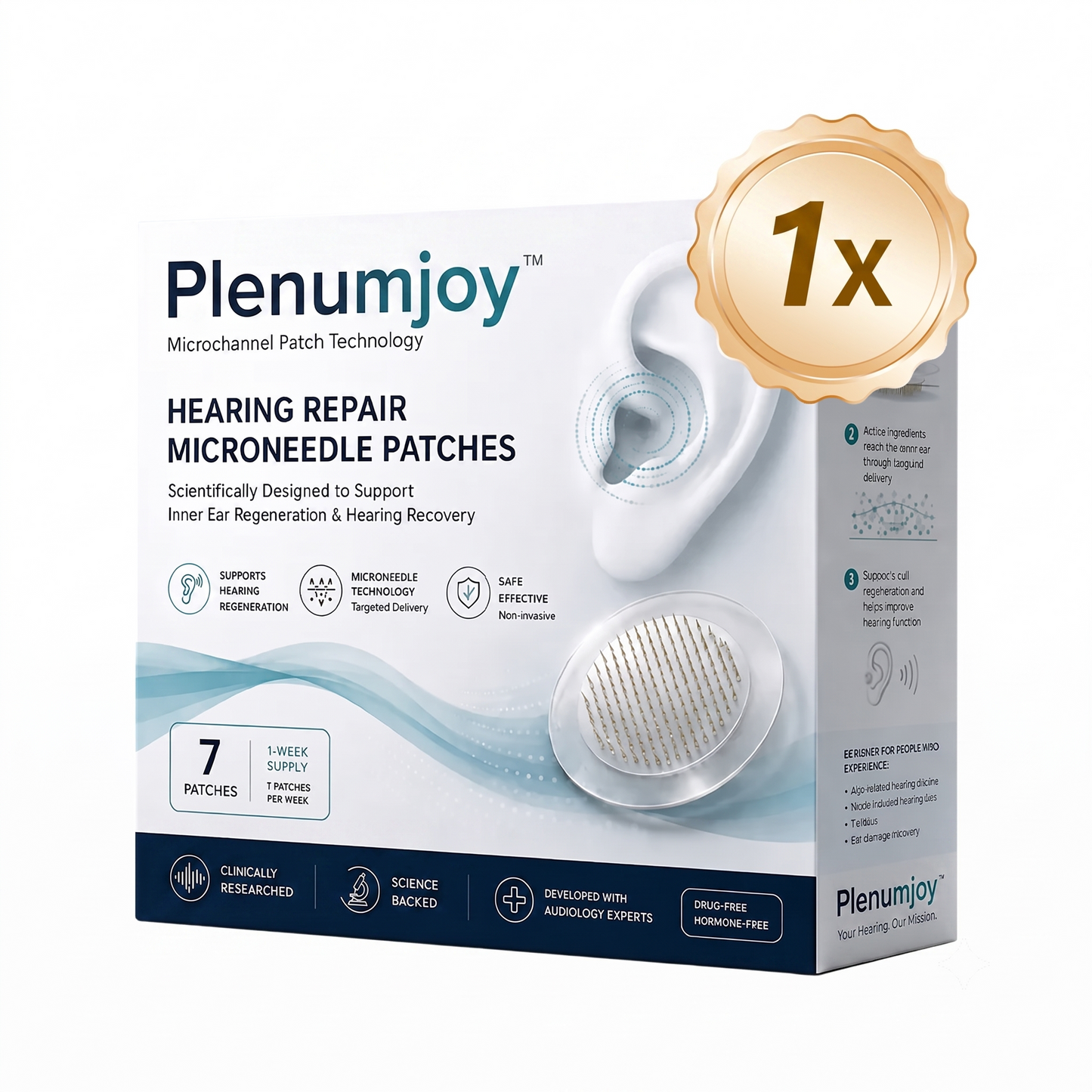 HEARING SUPPORT MICRONEEDLE PATCHES